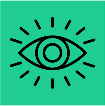 Imagem de um olho que representa a visão dos seus clientes com a empresa